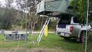  roof tent at illaroo campground